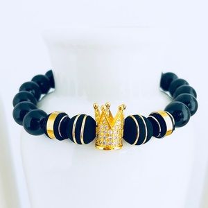 GEMSTONES | Onyx Queen Beaded Bracelet